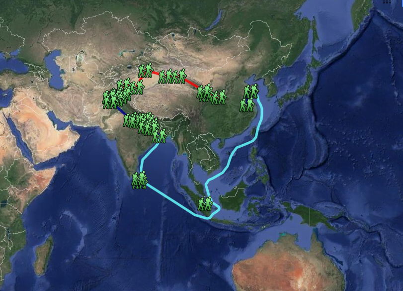 Faxian's Buddhist Pilgrimage Route