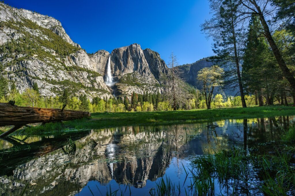 Yosemite Falls Sierra Nevada of California