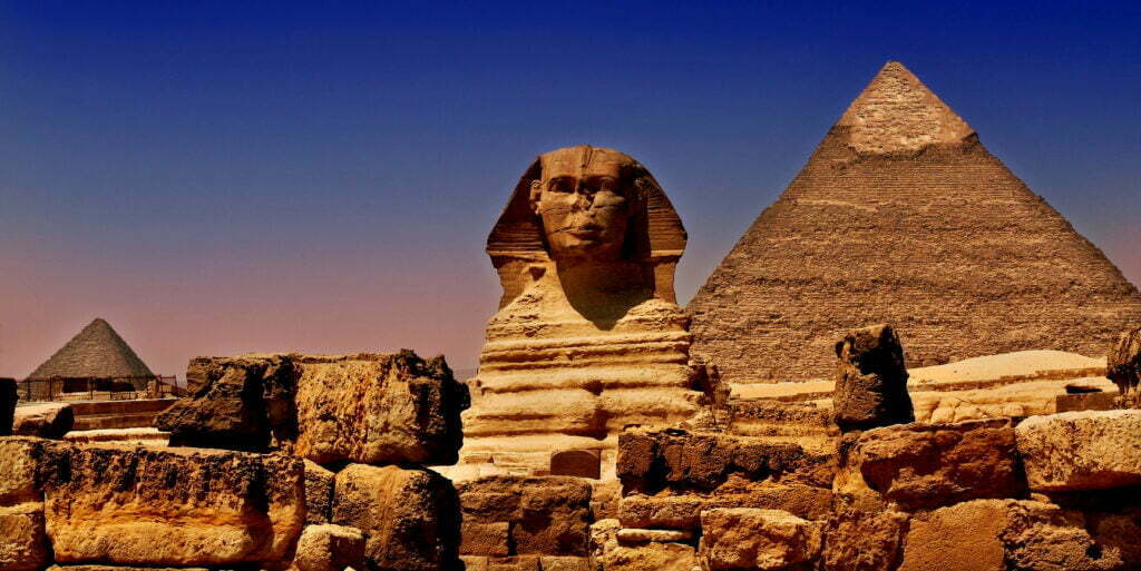 Pyramid of Giza Sphinx Egypt