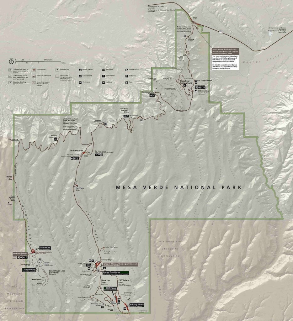 Mesa Verde Map