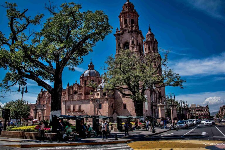 Morelia Cathedral, Michoacan, Mexico