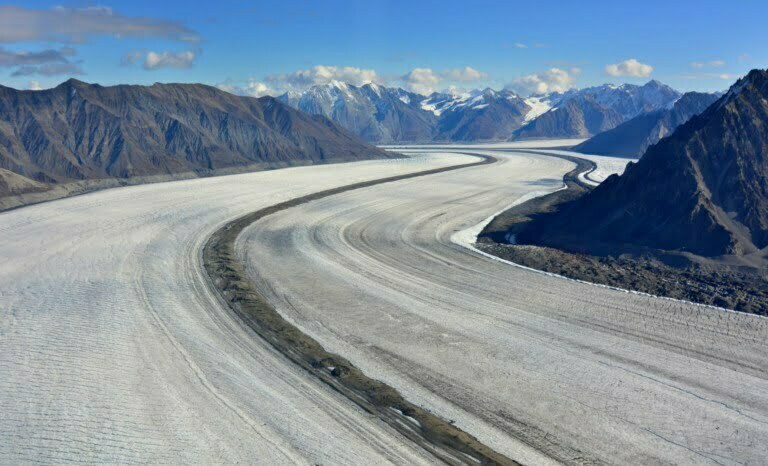 Kaskawulsh Glacier in Kluane National Park