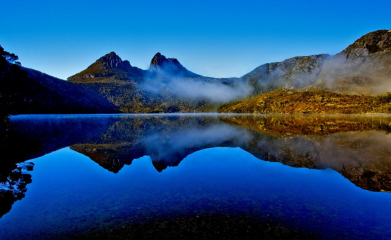 Cradle Mountain-Lake St Clair National Park is in Tasmania Australia