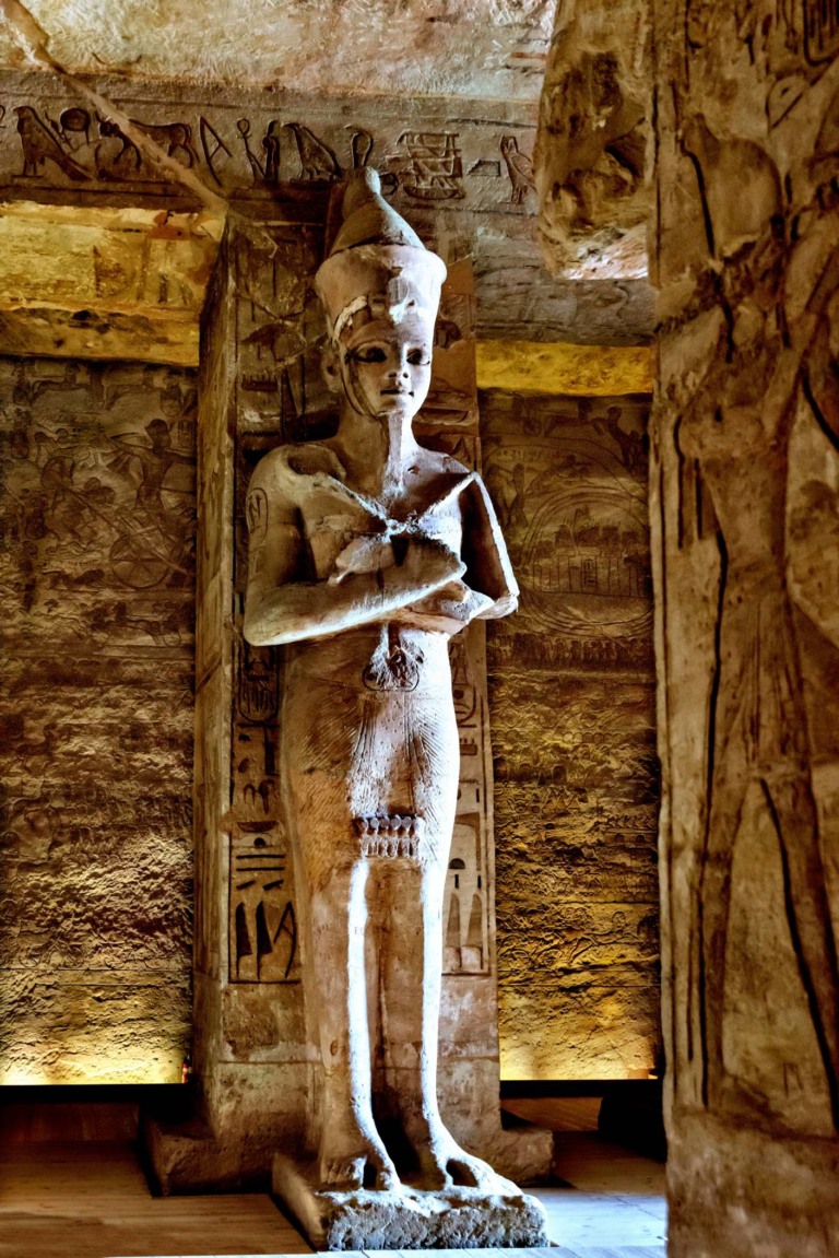 Abu Simbel temple's inside Image, Aswan, Egypt