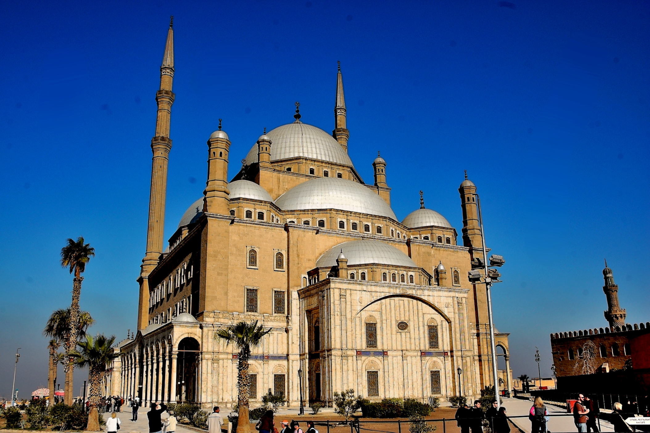 Cairo Citadel Mosque of Muhammad Ali Pasha at Historic Cairo in Egypt