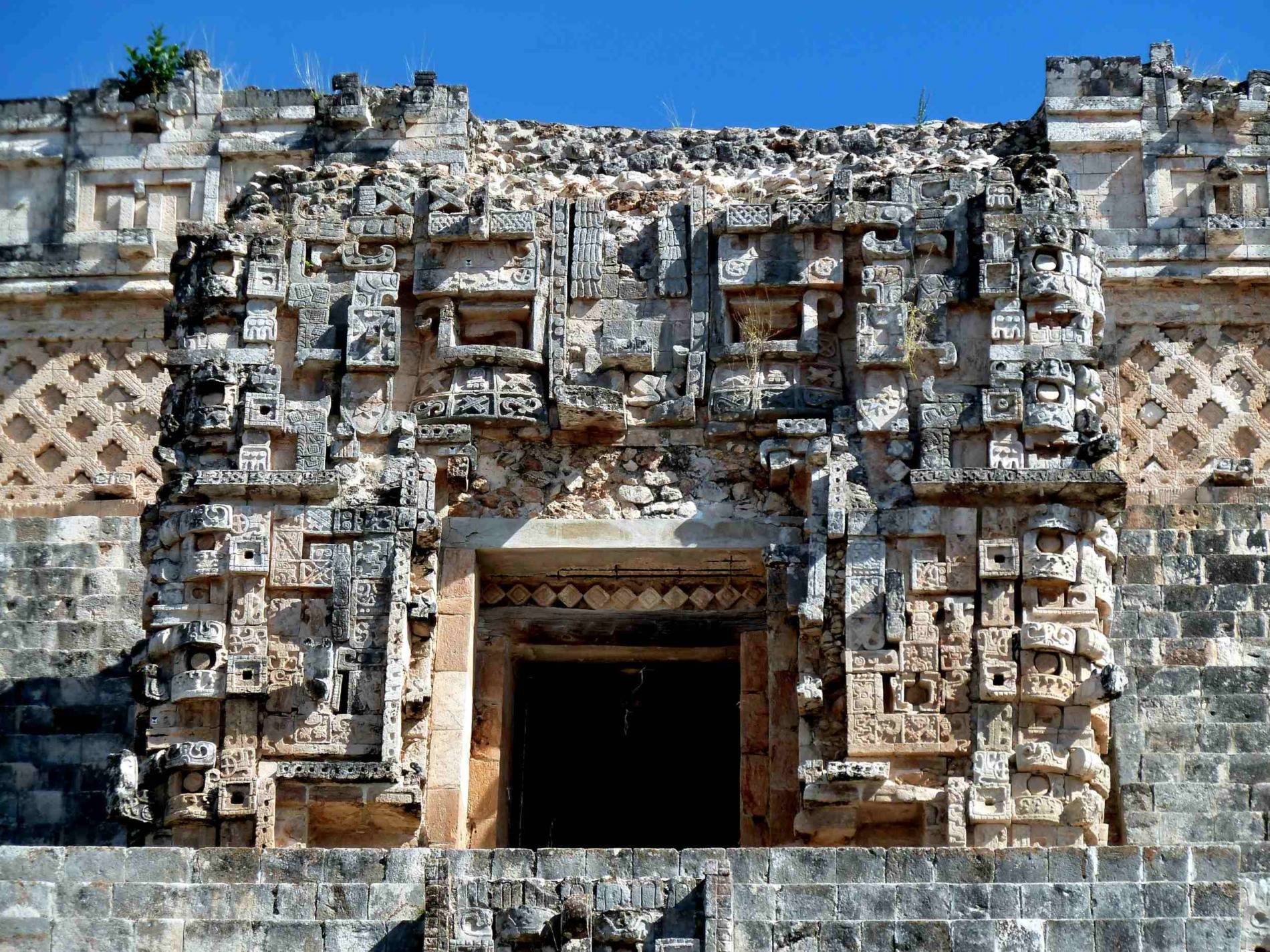 Mayan Ruins Uxmal Pyramid of the Magician